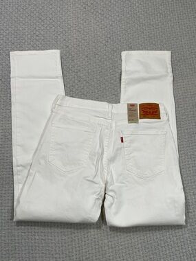 NWT’s Levi’s Flex 514 Straight White Jeans Stretch Denim Mens Size 33x34
